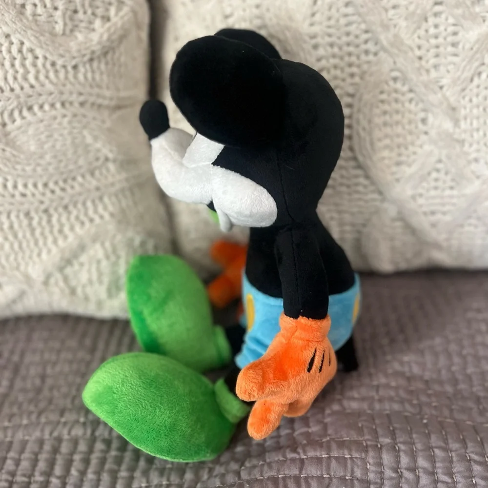 Disney Parks Mickey Mouse Articulated Bendable Neon Colorful Plush 12”